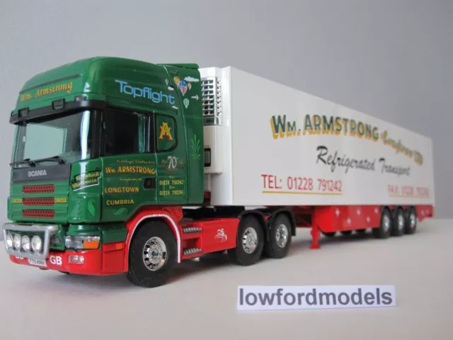 Tekno no.80 Wm.Armstrong Scania 144L with reefer trailer 1.50 scale (used)