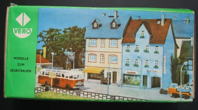 VERO 54 57370/129/00642 - Bahnhofstraße 5 y 7 - H0 RDA kit de ferrocarril 1:87