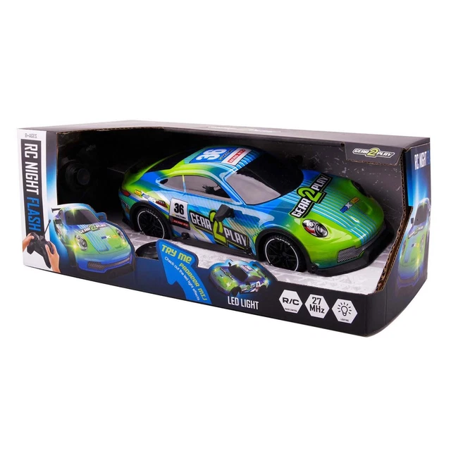 GEAR2PLAY RC NIGHT Flash ferngesteuertes Auto - Rennwagen mit LED-Be ...