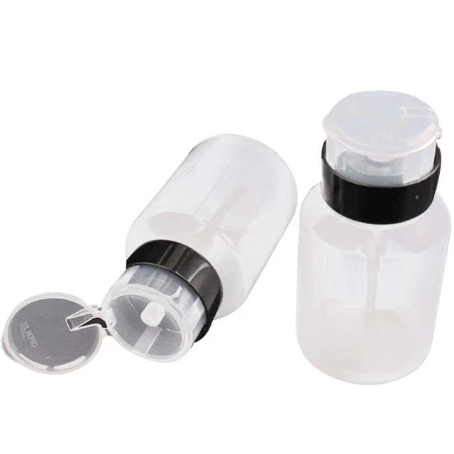 Removedor de esmalte de uñas 220 ml botella prensado glur