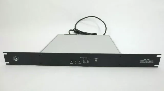ESE ES-206U Video Time and Date Generator/ Inserter Rack Mount