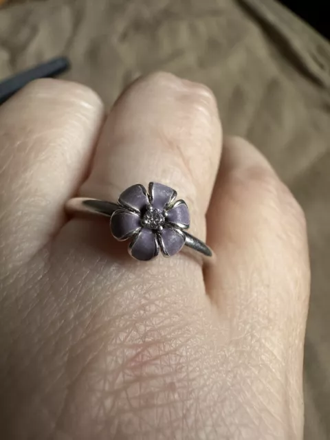 VIRTUE LONDON STERLING Silver 925 Live Your Dream Stack Ring