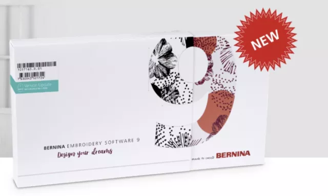 Actualización de software de bordado Bernina 9