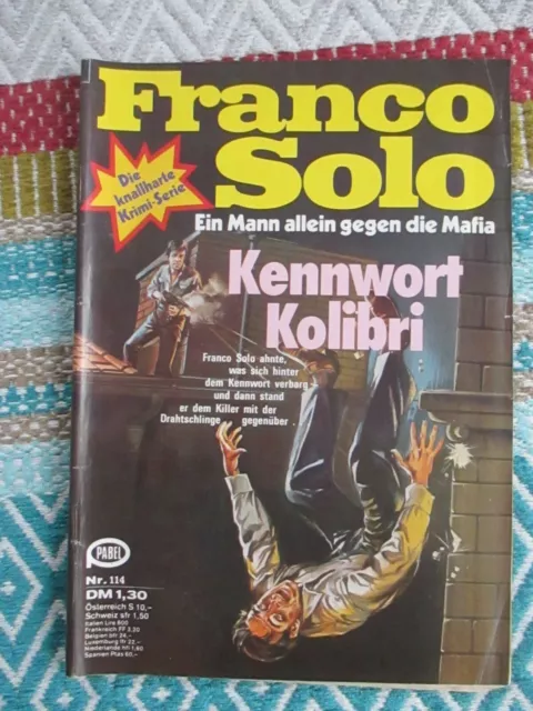 Franco Solo Band 114, Pabel-Verlag, Heftroman