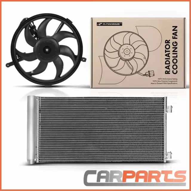 Condenseur à Air + Ventilateur de Radiateur pour Mini R56 R57 R55 R60 R58 R59