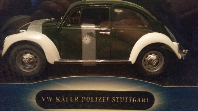 【値下げ】VW Käfer Polizei Stuttgart ミニカー Road Signature 1/18 Scale Diecast 71101 - VW Beetle Kafer Polizei