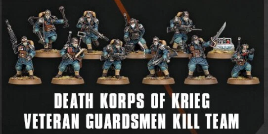NEW DEATH KORPS of Krieg Veteran Squad Kill Team Warhammer 40K £37.41 ...