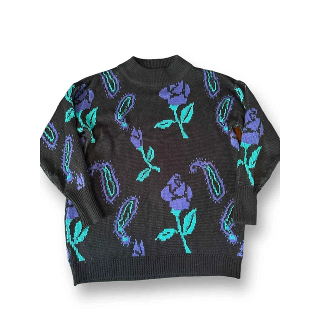 Vintage Ricki 80's Crewneck Oversized Women's Sweater Size M