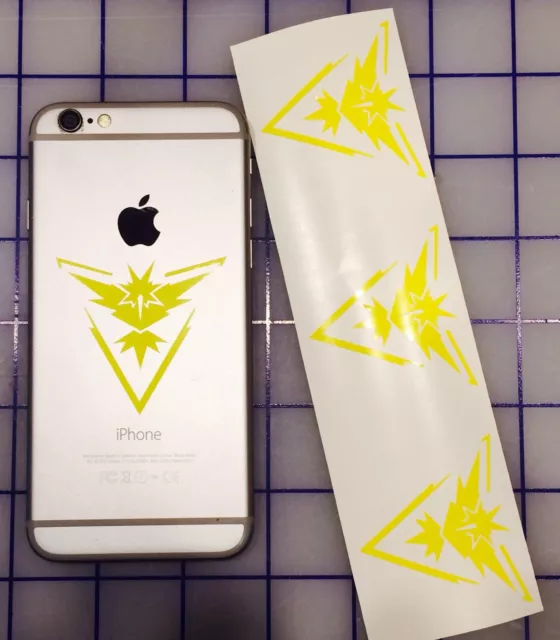 4x Pokemon Go Team INSTINCT Symbol cell phone Laptop Vinyl Decal Sticker GPS