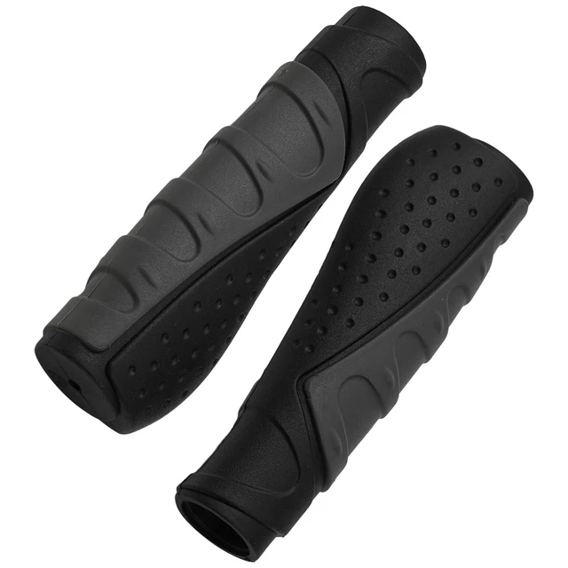 Paire De Poignées De Guidon VTT/BMX – Double Verrouillage, Ergonomiques, Caoutchouc + Alu – 132 Mm