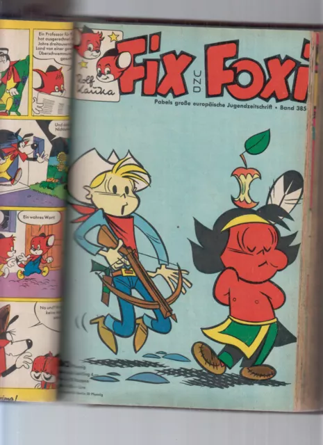 10x Fix und Foxi ab Nr. 375, 1x Max und Molly Nr. 46, 12x Micky Maus ab 1963