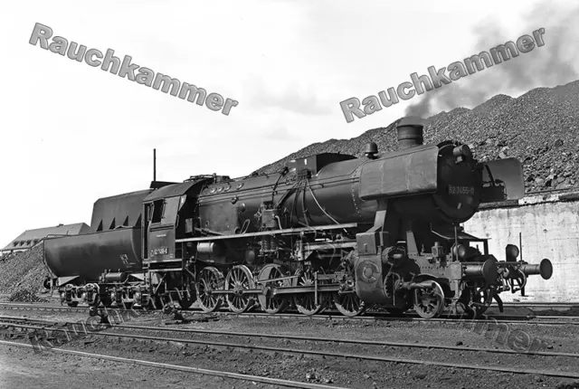 Bild-Datei + 10x15 Foto DR 52 7455-0 Bw Dresden-Friedrichstadt 1972 #D14874