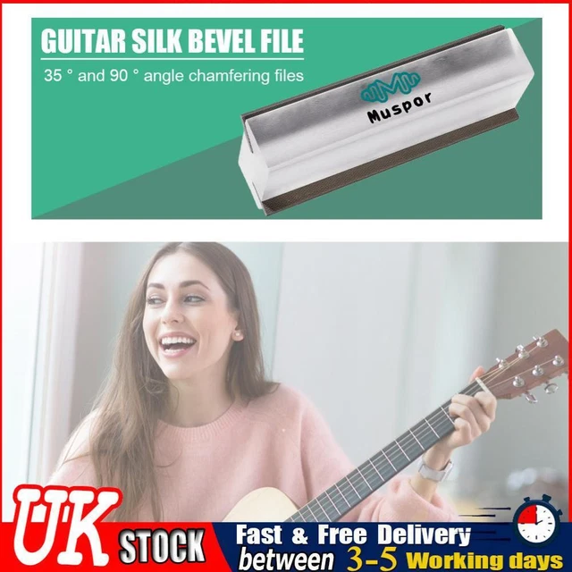 UK Musical Instruments Parts Guitar Fret Bevel-flush Files Luthier Repair Tools