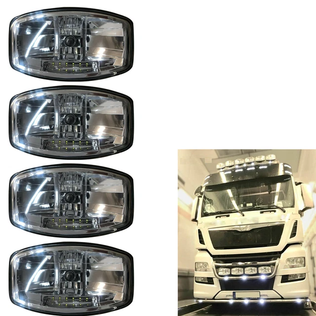 9.5'' Jumbo Oval Black ABS Spot Lamp 24v
