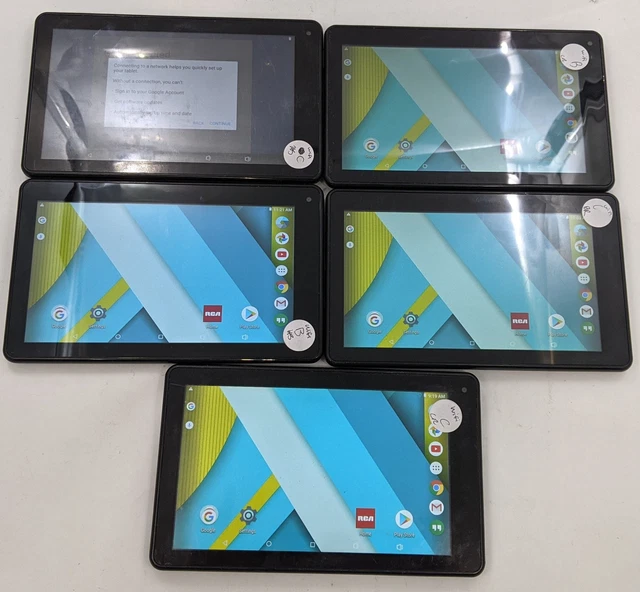 RCA Voyager III RCT6973W43 16GB Fair Condition WiFi Only Lot of 5