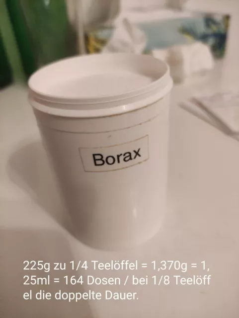 Qualitativ hochwertiges Borax in Lebensmittelqualität - 99,9% Reinheit - Pulver