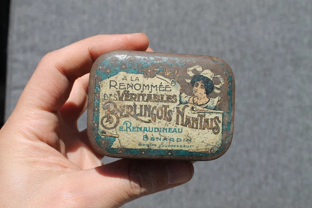 BOITE ANCIENNE TÔLE LITHOGRAPHIÉE ÉPICES RABELAIS
