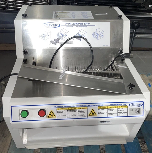 Oliver 732-N Front-Load Bread Slicer w/ Bagging Scoop, 115v