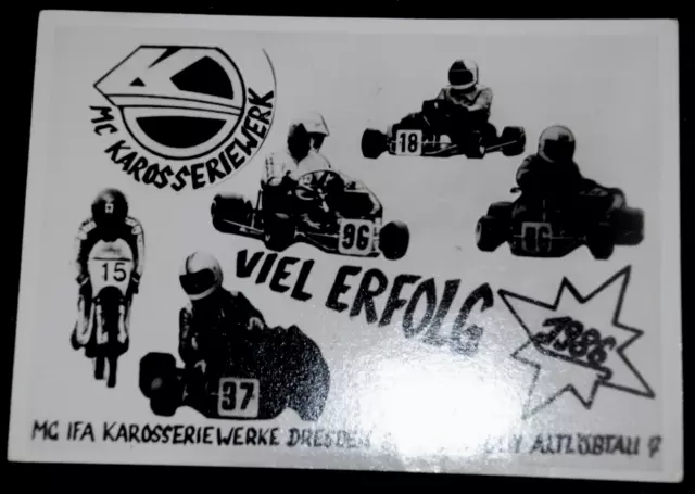 60903 Ak Auto Courses de Moto Mc Ifa Karosseriewerke Dresden 1986 Altlöbtau 7