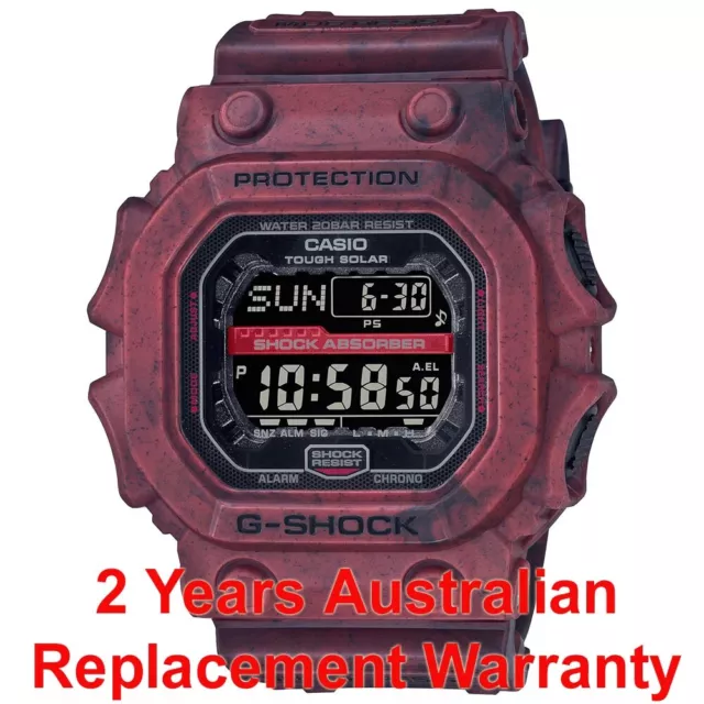 Casio G-Shock Solar Extra Large Case Men Watch Gx-56 Gx-56Sl-4 Red 2Y Warranty