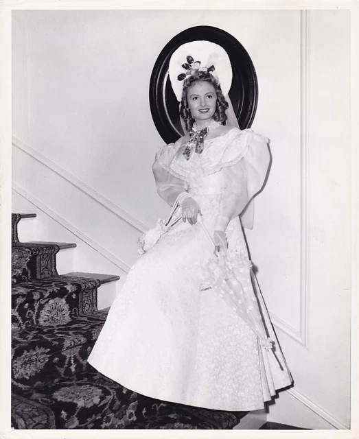 DONNA REED Original CANDID Costume Studio Set Vintage GREEN DOLPHIN ST MGM Photo