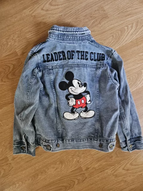 Disneyparks Mickey Jean Jacket Leader of the Club 5 6