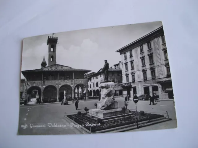 Firenze - S. Giovanni Valdarno Piazza Cavour - spedita f. g.