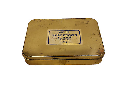 Tabaco Vintage Ogden's Best Brown Flake Aroma Hobaco Estaño