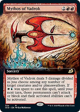 FOIL * MTG Rodan, Titan of Winged Fury / Vadrok, Apex of Thunder