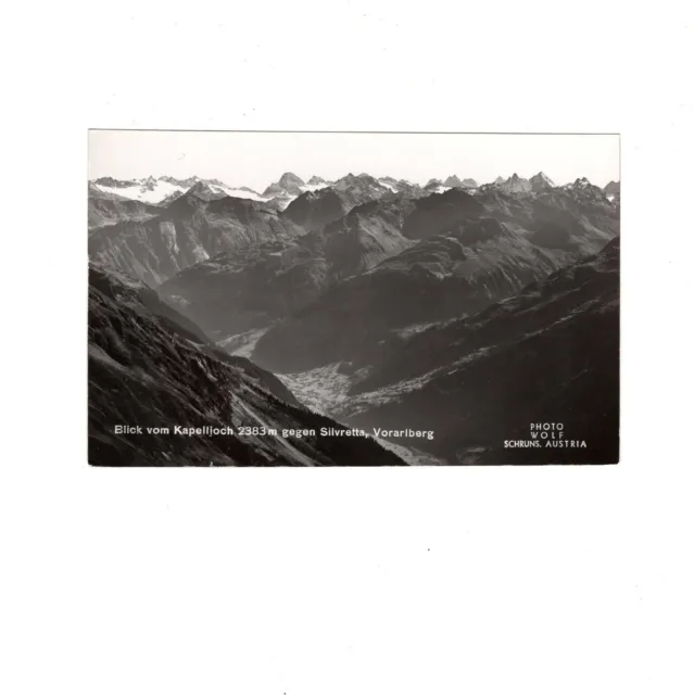 AK Ansichtskarte Blick vom Kapelljoch gegen Silvretta / Vorarlberg