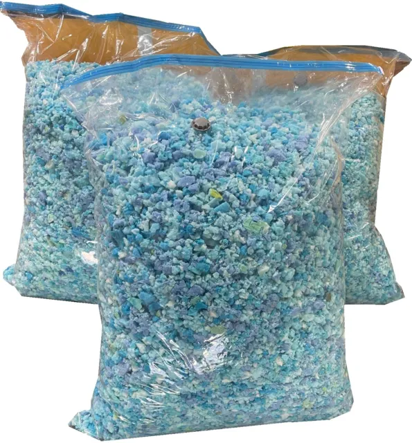 Shredded Latex Foam Fill Refill for Pillow, Bean Bag, Dog Pet Bed Cushion  20lbs