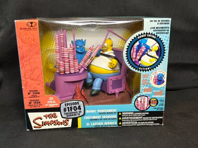 The Simpsons Ironic Punishment Mcfarlane Toys Homer Devil Treehouse of Horror IV