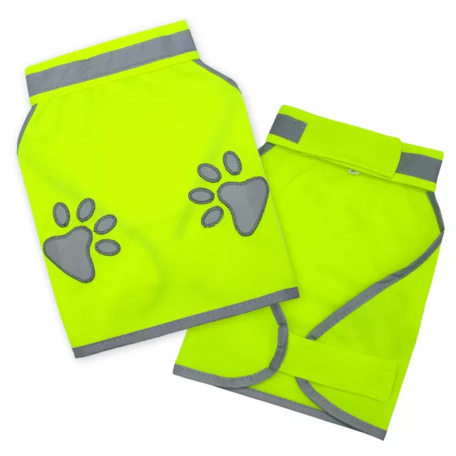 Chaleco de seguridad para perros Arnés de Reflectante Alta Visibilidad S M L XL 3