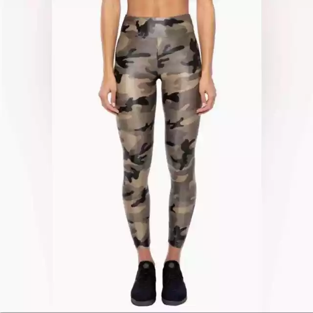 Koral Activewear Lustrous High Rise Legging - Olive Camo