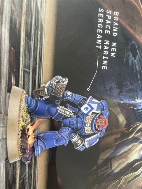 Warhammer Paint Set Warhammer 40k Space Marine Infernus Sergeant - Special Edition, New On Sprue Space Marines Complete Army Warhammer 40K Miniatures
