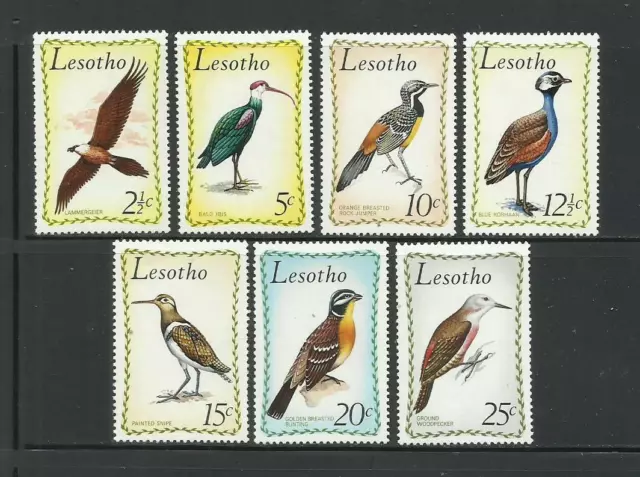 LESOTHO. Año: 1971. Tema: FAUNA. AVES.