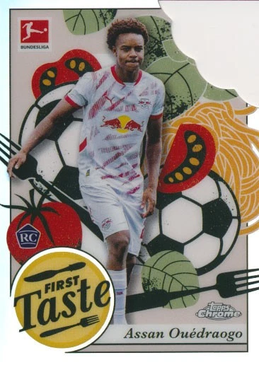 Carte Assan Ouedraogo Rookie – Topps Chrome Bundesliga 2024-25, Numérotée /250