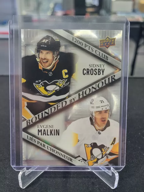 🔥 2023-24 UD TIM HORTONS GREATEST DUOS BOUNDED BY HONOUR SIDNEY CROSBY SSP New!