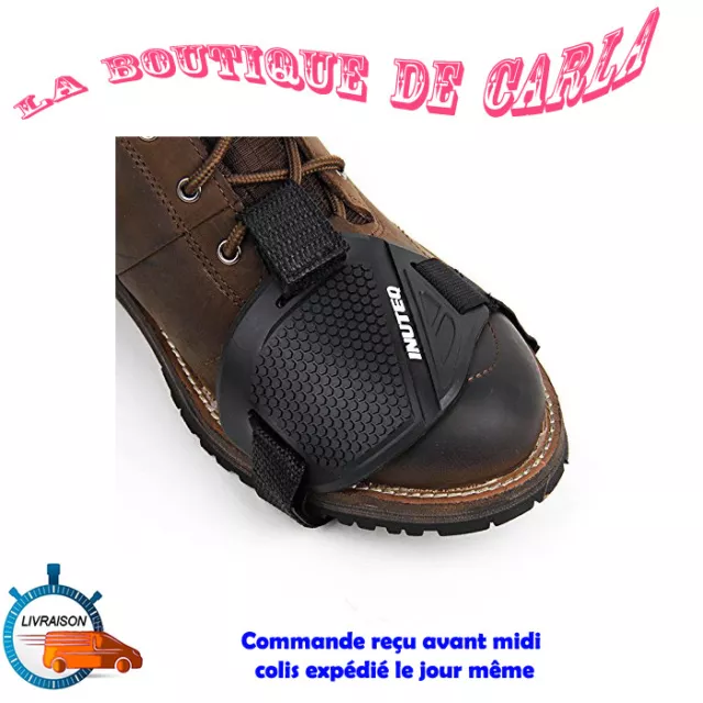 Protection chaussure botte levier changement de vitesse moto scooter France