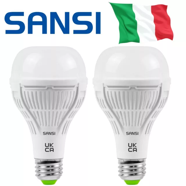 SANSI 15W Lampada da coltivazione Coltiva la luce a spettro completo da 2PZ