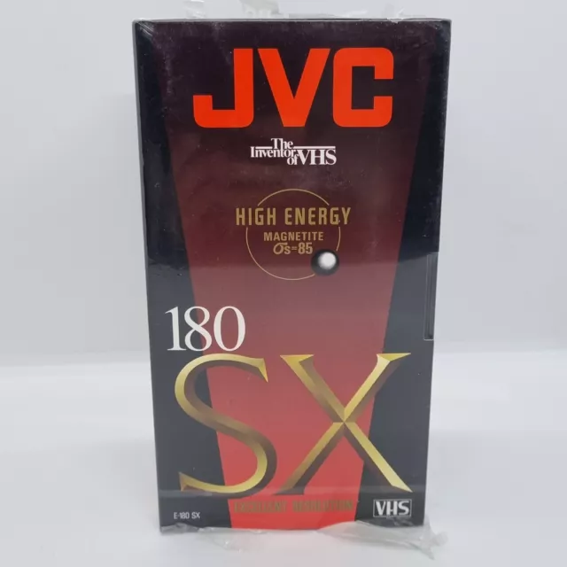 JVC High Energy 180 SX E-180 3 Hours 3x VHS Tapes New and Sealed 2