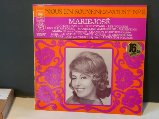 MARIE JOSE Vous en souvenez vous N°6 Ca c'est l amour ... CBS S 52780