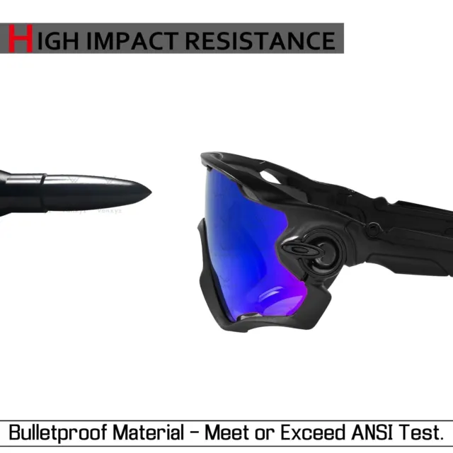 Vonxyz Polarized Replacement Lenses for-Dragon Deadlock LL ION-Sunglasses 3
