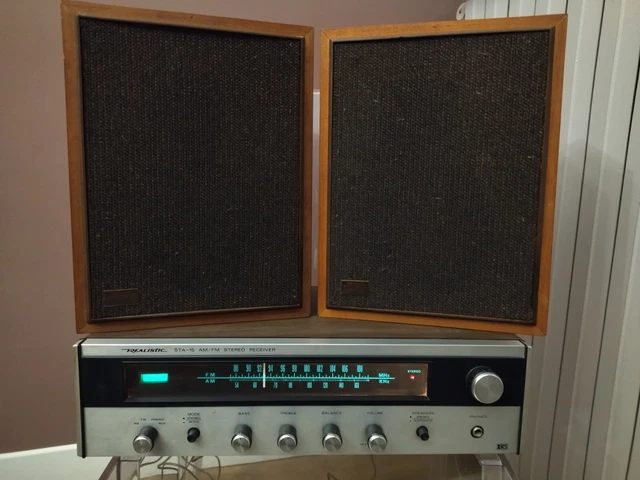 Récepteur Stéréo Vintage Realistic STA-720 - Fabriqué En Corée - Testé Fonctionne