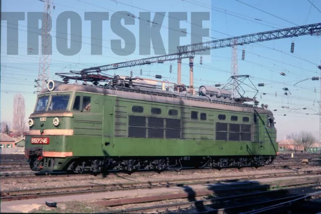 35mm Slide SZD USSR Russia Railways Electric Loco BN60 2416 2002 Original