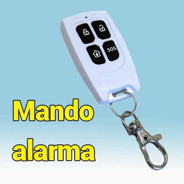 Mando Remoto Alarma Hogar RC201A. Compatible mayoria centrales de alarmas casas