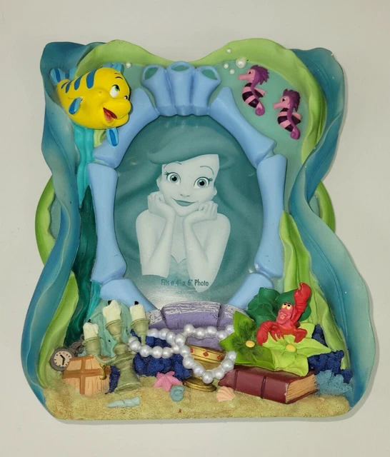 DISNEY THE LITTLE Mermaid Princess Flounder Sebastian Stuff 3D Picture