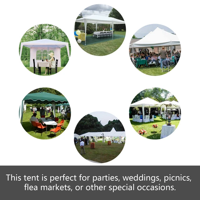 Pavillon Hochzeit Partyzelte Festzelt 3x3-3x9m Partyzelt Sonnenschutz Märkten 6