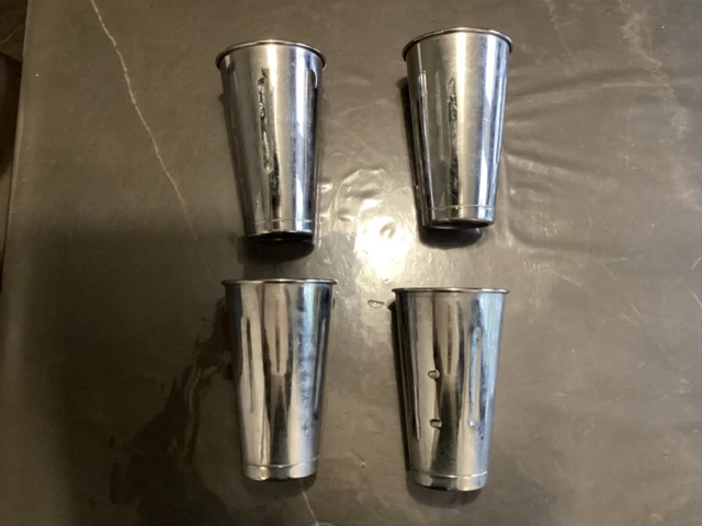hamilton beach milkshake blender  set of 4 stainless steel cups