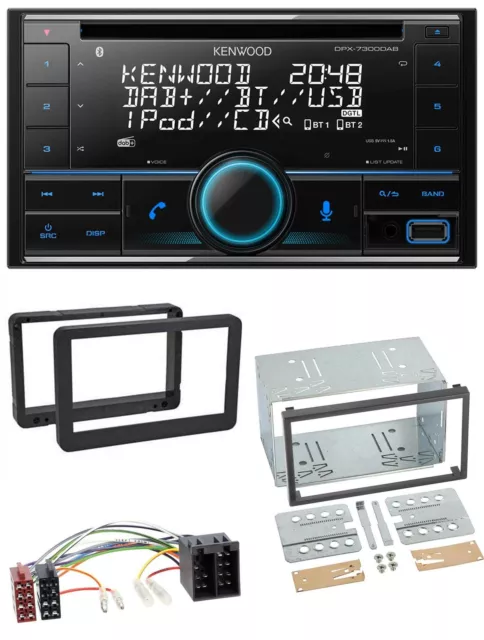 Kenwood CD 2DIN DAB USB MP3 Bluetooth Autoradio für Alfa Romeo 159 Spider Brera